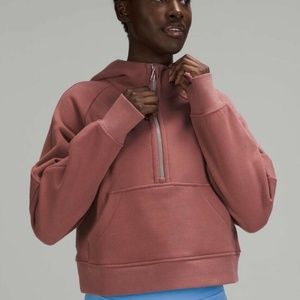 NWT Lululemon Scuba Oversized 1/2 Zip Hoodie  XL/XXL - Spiced Chai!